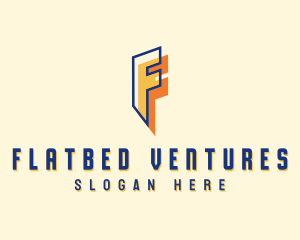 Generic Business Letter F logo design