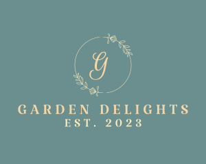 Feminine Flower Garden Florist  logo design