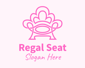 Pink Accent Chair  logo