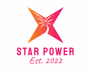 Star Fireworks New Year  logo design