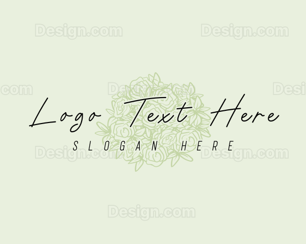 Floral Beauty Boutique Logo