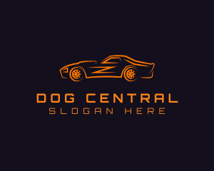 Fast Speed Sports Car logo design