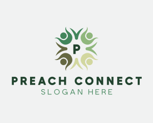 People Community Charity Organization logo design