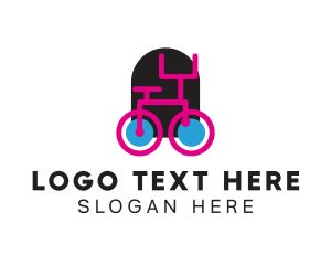 Modern Pink Bicycle logo