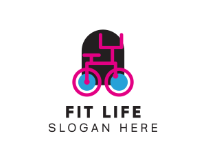 Modern Pink Bicycle logo