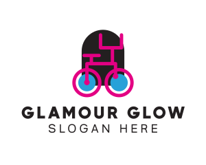 Modern Pink Bicycle logo