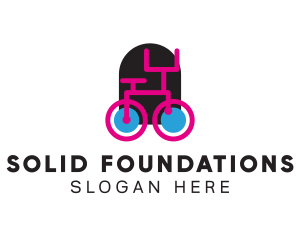Modern Pink Bicycle logo