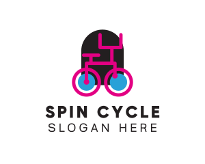 Modern Pink Bicycle logo