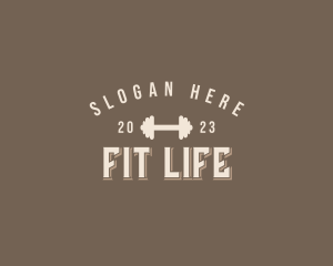 Training Gym Weights logo