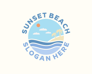 Sea Island Beach logo design