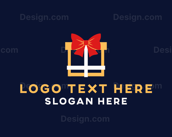 Ribbon Gift Present Logo