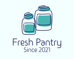 Jar Storage Container  logo design