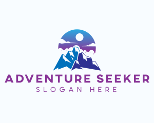 Mountain Peak Adventure logo design