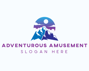 Mountain Peak Adventure logo design