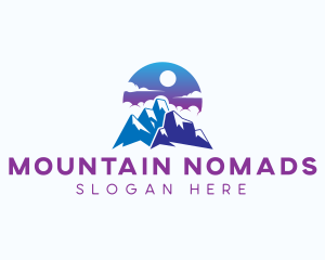 Mountain Peak Adventure logo design