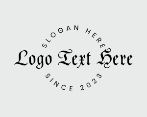 Gothic Business Tattoo logo