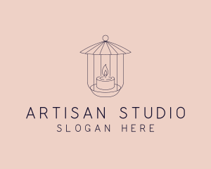 Interior Design Candle logo design