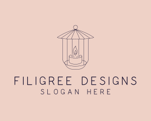 Interior Design Candle logo design