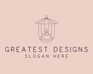 Interior Design Candle logo design