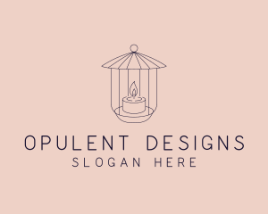 Interior Design Candle logo design