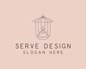 Interior Design Candle logo design