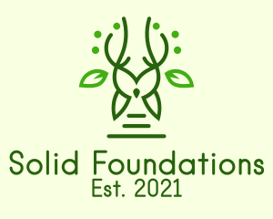 Green Forest Owl  logo