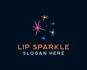 Sparkle Burst Fireworks logo design