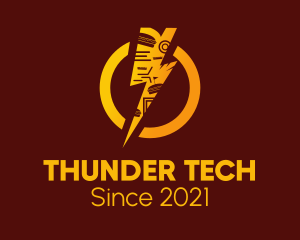 Thunder Burger Restaurant logo design