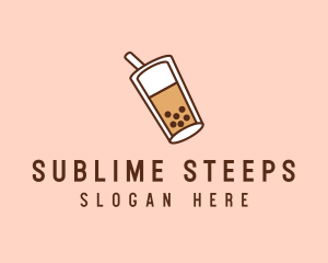 Pearl Milk Tea Drink logo