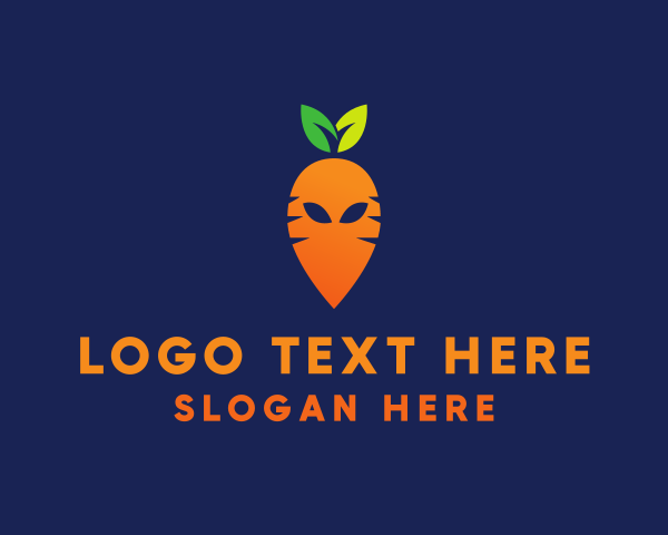 Carrot logo example 4