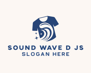 Sparkling Wave T shirt logo design