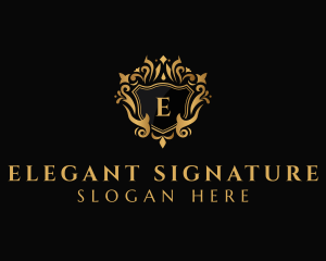 Luxury Royalty Crest logo design