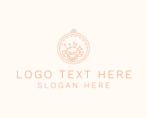 Flower Stitching  Craft Logo