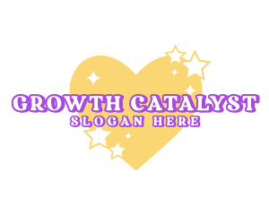 Cute Heart Star Boutique Logo