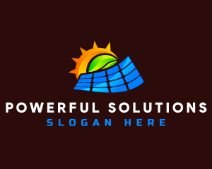 Solar Power Electronics logo design