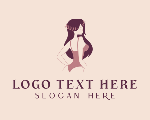 Woman Bikini Model logo