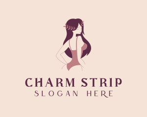 Woman Bikini Model logo design