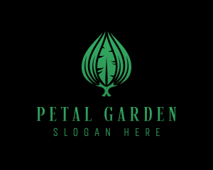 Botanical Leaf Organic logo design