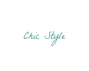 Chic Fancy Handwriting logo design