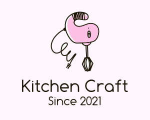 Electric Kitchen Mixer  logo design