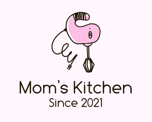 Electric Kitchen Mixer  logo design