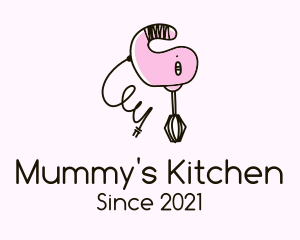 Electric Kitchen Mixer  logo design