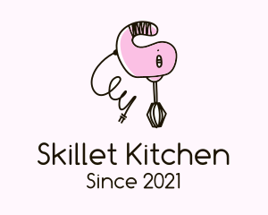 Electric Kitchen Mixer  logo design