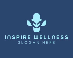 Wellness Medical Doctor Cross logo design