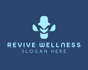 Wellness Medical Doctor Cross logo design