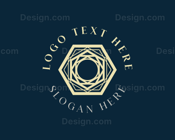 Hexagon Crystal Jewelry Boutique Logo