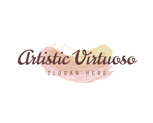 Artistic Paint Style logo design