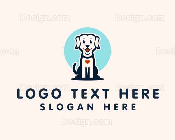 Cute Canine Dog Logo