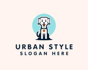 Cute Canine Dog Logo