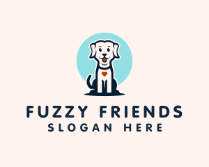 Cute Canine Dog logo